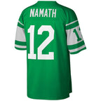 Joe Namath New York Jets Big & Tall 1968 Retired Player Replica Jersey - Green