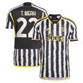 Timothy Weah Juventus adidas 2023/24 Home Replica Player Jersey - Black/Gray/White