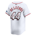 Elly De La Cruz Cincinnati Reds Nike 2025 MLB Speedway Classic Home Replica Jersey - White