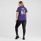 Nick Samac Baltimore Ravens Nike Women's  Game Jersey -  Purple