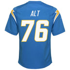 Joe Alt Los Angeles Chargers Nike Youth 2024 NFL Draft First Round Pick Player Game Jersey - Powder Blue