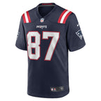 Matt Sokol New England Patriots Nike Game Player Jersey - Navy