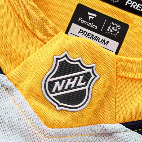 Nashville Predators  Away Premium Custom Jersey - White/Gold