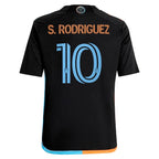 Santiago Rodríguez New York City FC adidas Youth 2024 24/7 Kit Replica Player Jersey – Black