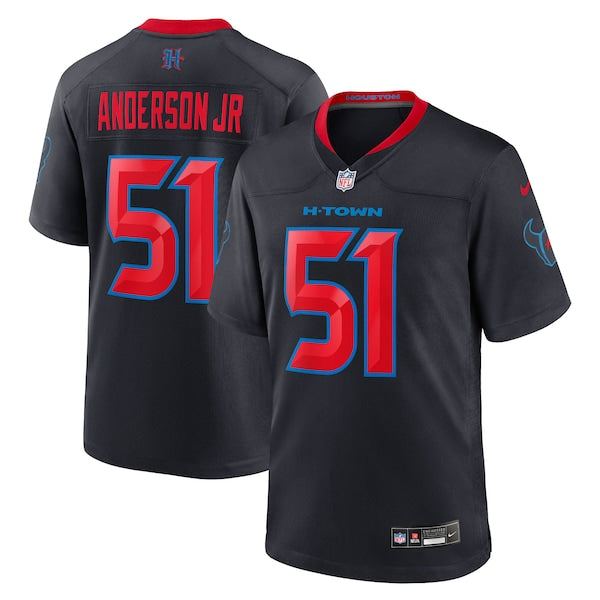 Will Anderson Jr. Houston Texans Nike 2nd Alternate Game Jersey - Navy/Red/White