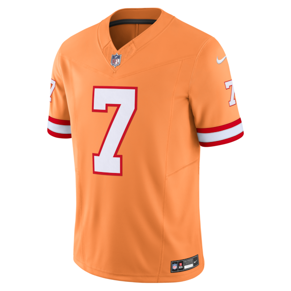 Bucky Irving Tampa Bay Buccaneers Nike Alternate 2 Throwback Vapor F.U.S.E. Limited Jersey - Orange/White