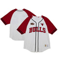 Chicago Bulls Practice Day Baseball Jersey - White