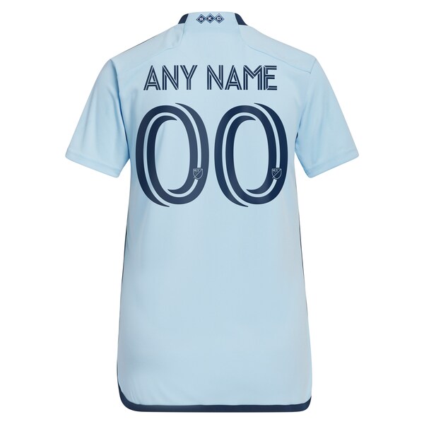 Sporting Kansas City adidas Women's 2024 Hoops 4.0 Replica Custom Jersey - Light Blue