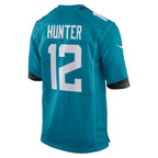 Travis Hunter Jacksonville Jaguars Nike 2025 NFL Draft First Round Pick Game Jersey - Teal/Black/White
