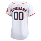Houston Astros Nike Women's Home Limited Custom Jersey - White