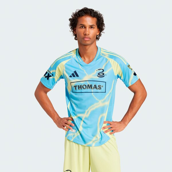 Philadelphia Union adidas 2025 The Voltage Kit Authentic Jersey - Blue