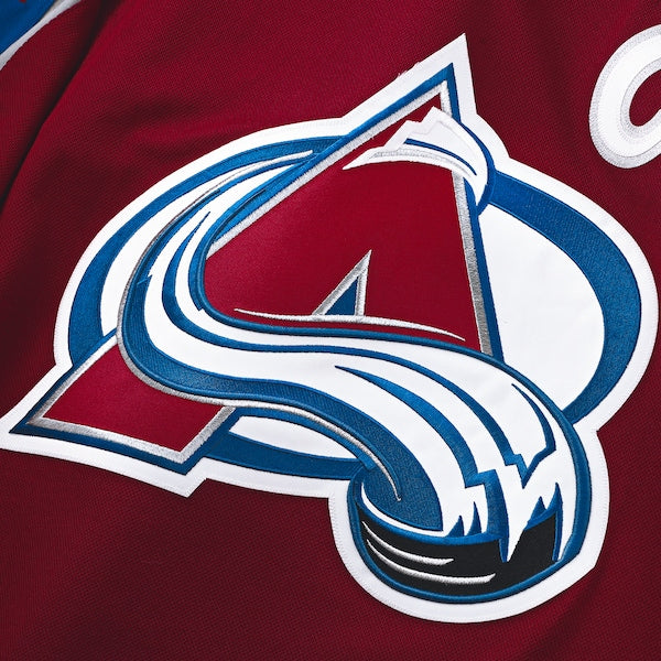 Nathan MacKinnon Colorado Avalanche  Home Premium Jersey - Burgundy/White/Navy