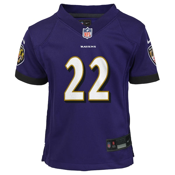 Derrick Henry Baltimore Ravens Nike Preschool Team Player Game Jersey - Purple