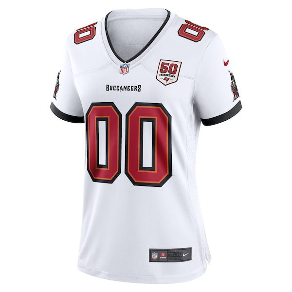 Tampa Bay Buccaneers Nike Women's 50th Season Custom Game Jersey - White/Red