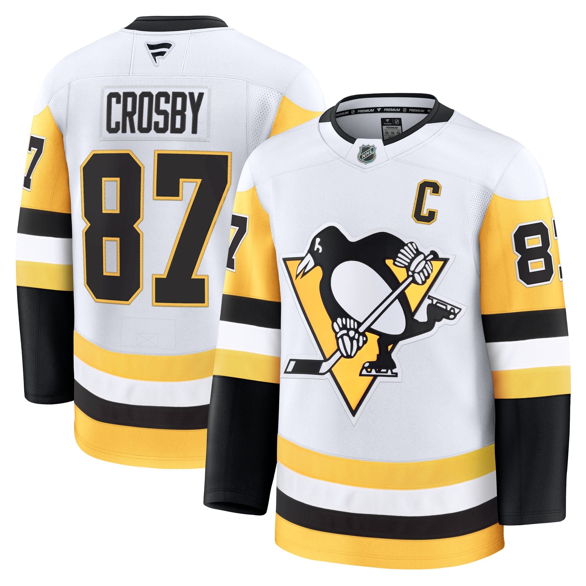 Sidney Crosby Pittsburgh Penguins  Alternate Premium Jersey - Black/White