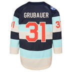 Philipp Grubauer Seattle Kraken Youth 2024 NHL Winter Classic Premier Player Jersey - Deep Sea Blue