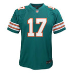 Jaylen Waddle Miami Dolphins Nike Youth Alternate Player Game Jersey - Aqua