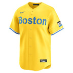 Boston Red Sox Nike City Connect Limited Jersey - Gold