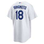 Yoshinobu Yamamoto Los Angeles Dodgers Nike 2025 World Series Home Replica Player Jersey - White