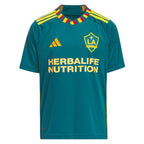 LA Galaxy adidas Youth 2024 LA Kit Replica Custom Jersey - Green