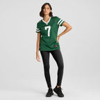 Justin Fields New York Jets Nike Women's Game Jersey - Legacy Green