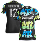 Miles Robinson Atlanta United FC adidas 2024 The 404 Authentic Player Jersey - Black