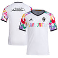Colorado Rapids adidas 2023 Pride Pre-Match Top - White