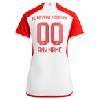 Bayern Munich adidas Women's 2023/24 Home Replica Custom Jersey - White