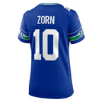 Jim Zorn Seattle Seahawks Nike Women's Throwback Retired Player Game Jersey - Royal/Navy