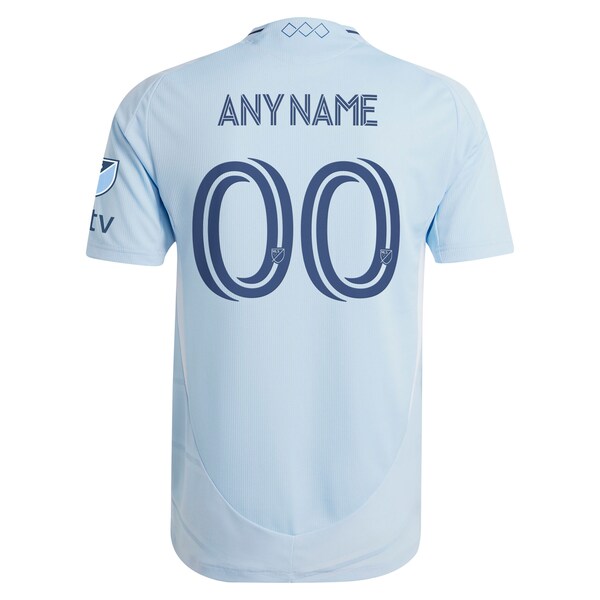 Sporting Kansas City adidas 2025 One KC Authentic Custom Jersey - Light Blue