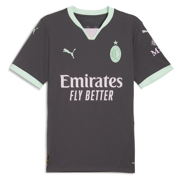 Christian Pulisic AC Milan Puma 2024/25 Third Replica Player Jersey - Charcoal