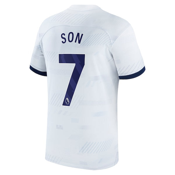 Son Heung-min Tottenham Hotspur Nike Home 2023/24 Replica Player Jersey - White/Tan