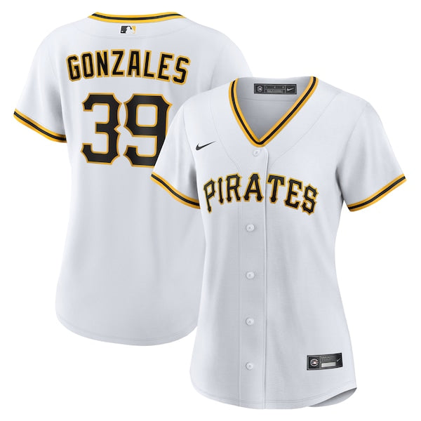 Nick Gonzales Pittsburgh Pirates Nike Women's Home Replica Jersey - White