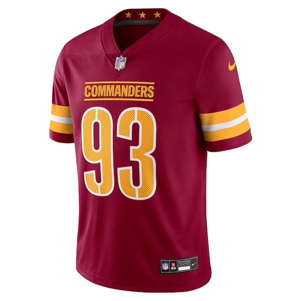 Jonathan Allen Washington Commanders Nike  Vapor Untouchable Limited Jersey - Burgundy/Black