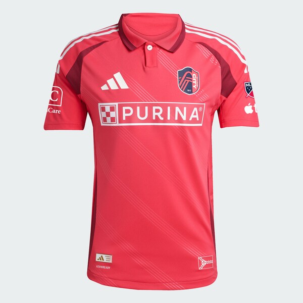 St. Louis City SC adidas 2025 Forever CITY Red Authentic Jersey - Red
