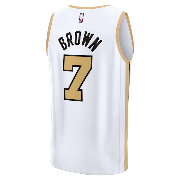 Jaylen Brown Boston Celtics  2025/26 City Edition Fast Break Jersey - White