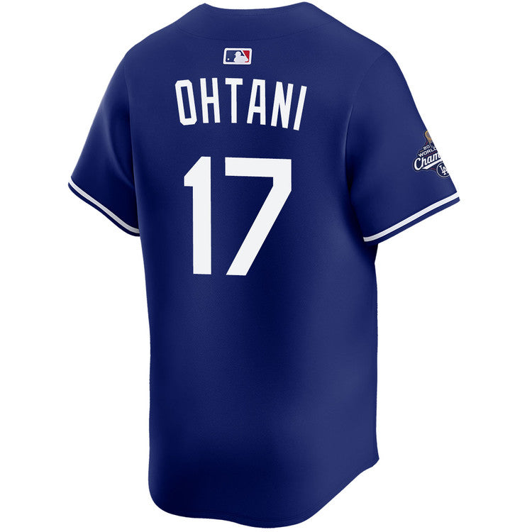Shohei Ohtani Los Angeles Dodgers Nike Youth 2025 World Series Champions Limited Jersey - Royal