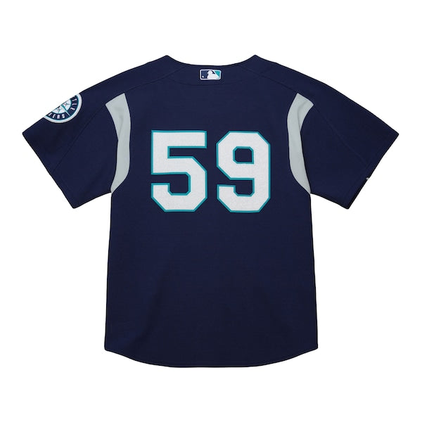 Felix Hernandez Seattle Mariners  Cooperstown Collection Batting Practice Jersey – Navy