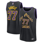 Luka Dončić Los Angeles Lakers  2025/26 City Edition Fast Break Jersey - Black