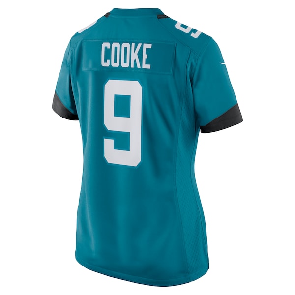 Logan Cooke Jacksonville Jaguars Nike Women's Game Jersey - Teal/Black
