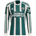 Harry Maguire Manchester United adidas 2023/24 Away Long Sleeve Replica Player Jersey - Green/Red
