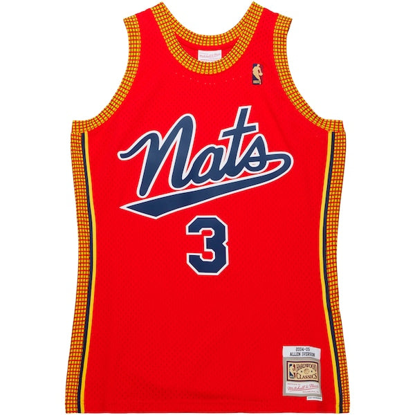 Allen Iverson Philadelphia 76ers  2004/05 Hardwood Classics Swingman Jersey - Red