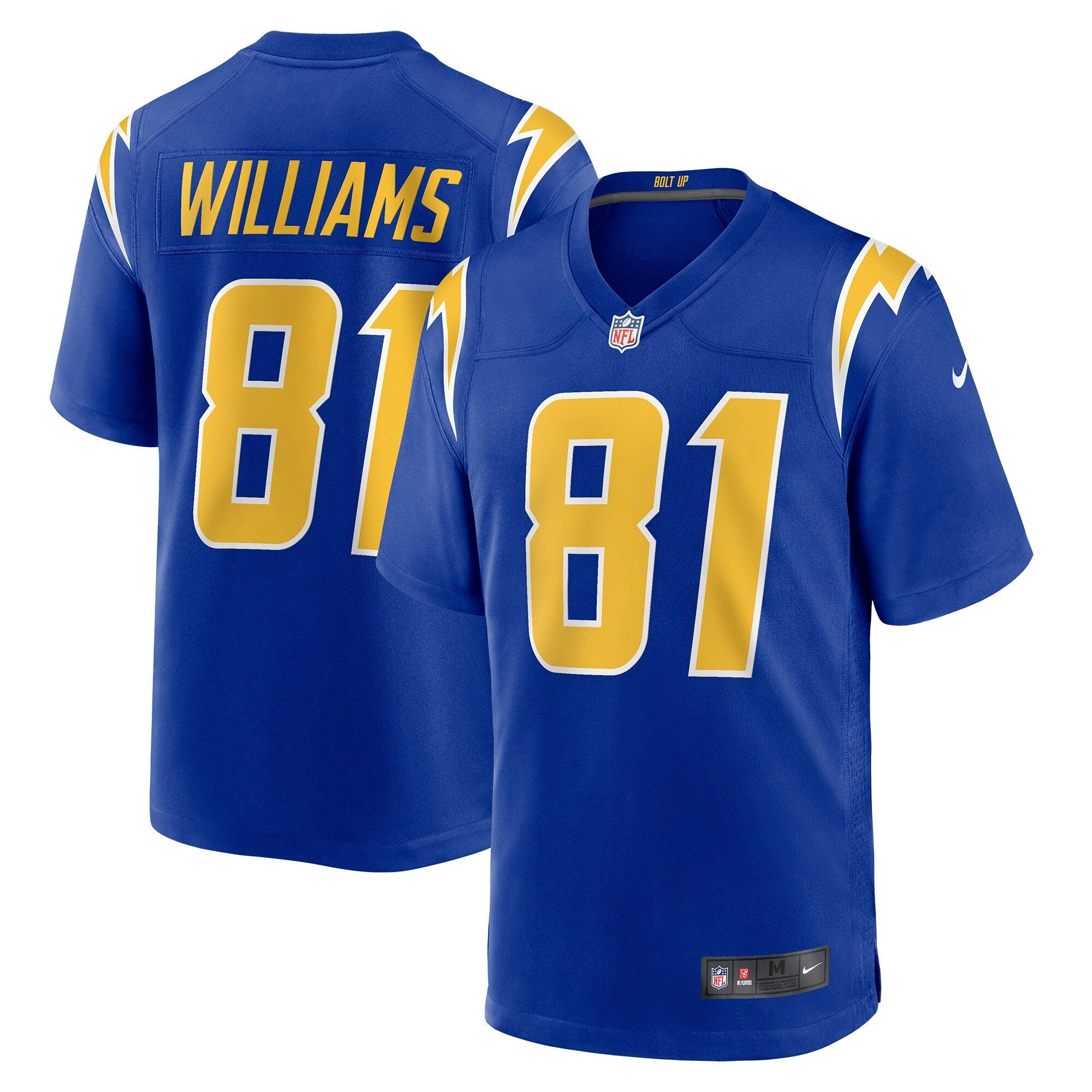 Mike Williams Los Angeles Chargers Nike Game Jersey - Powder Blue/Navy/Royal/White
