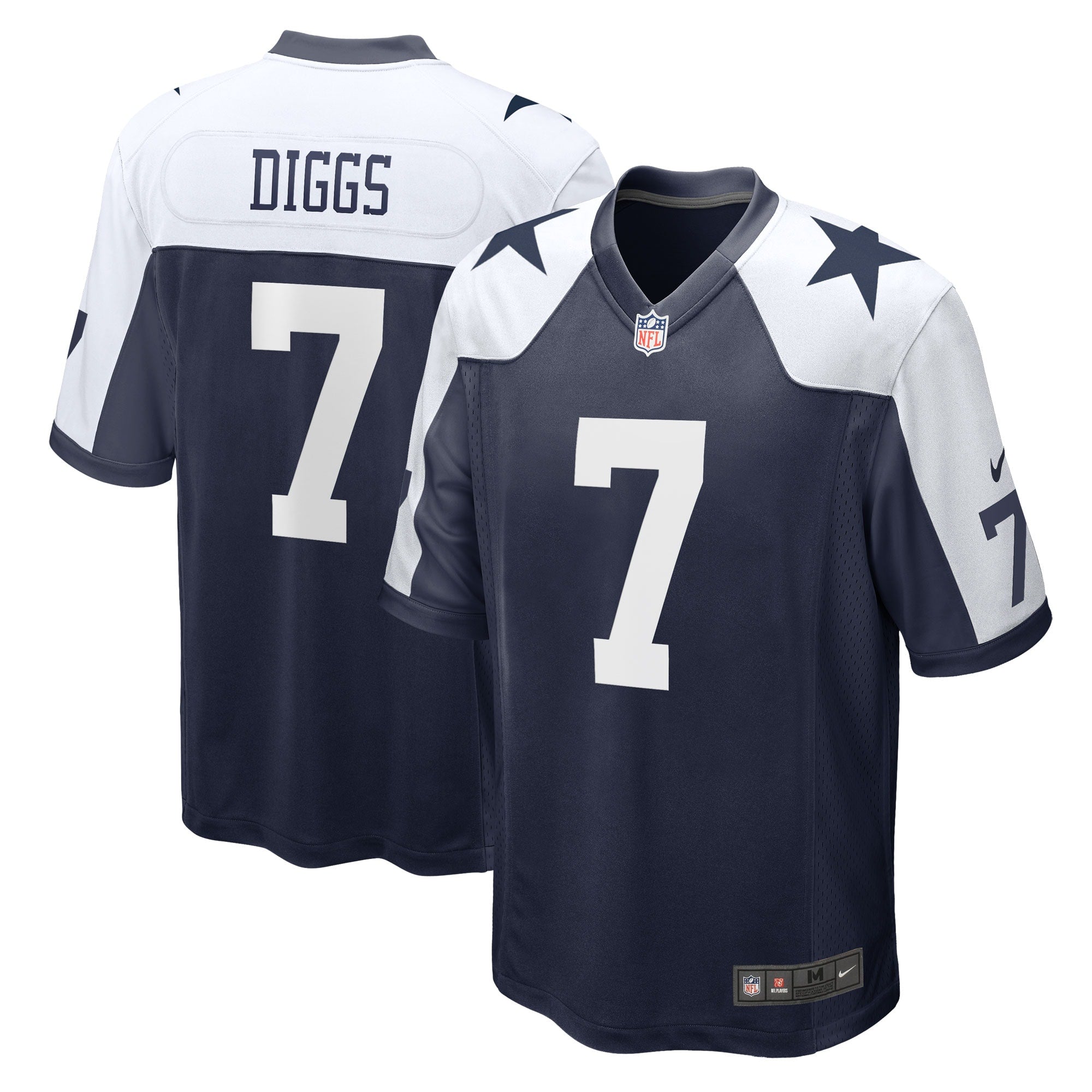 Trevon Diggs Dallas Cowboys Nike Game Jersey - White/Navy