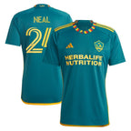 Jalen Neal LA Galaxy adidas 2024 LA Kit Replica Player Jersey - Green/White