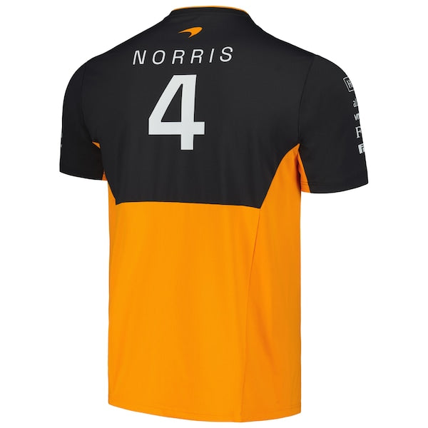 Lando Norris McLaren F1 Team Castore 2024 Set Up T-Shirt - Orange/Charcoal