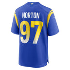 Bill Norton Los Angeles Rams Nike Team Game Jersey -  Royal
