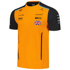 Lando Norris McLaren F1 Team Castore 2024 Set Up T-Shirt - Orange/Charcoal