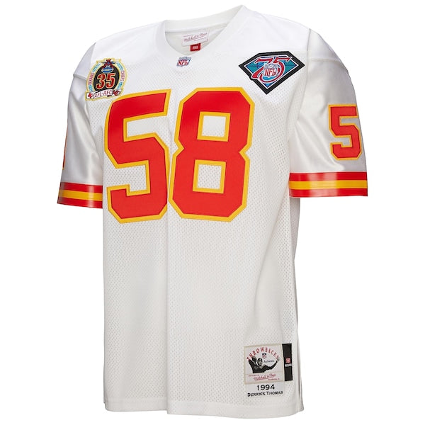Derrick Thomas Kansas City Chiefs 1994  Authentic Throwback Retired Player Jersey - White