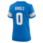 Terrion Arnold Detroit Lions Nike Women's Team Game Jersey -  Blue